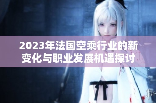 2023年法国空乘行业的新变化与职业发展机遇探讨