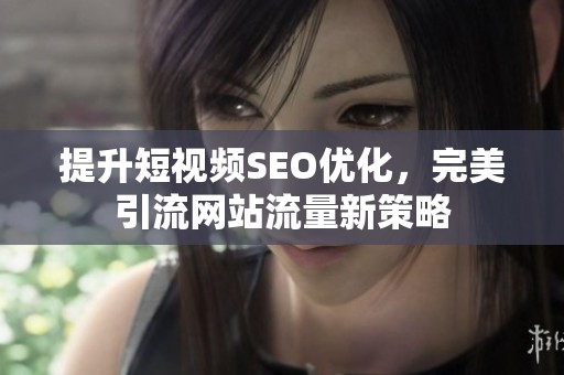 提升短视频SEO优化，完美引流网站流量新策略