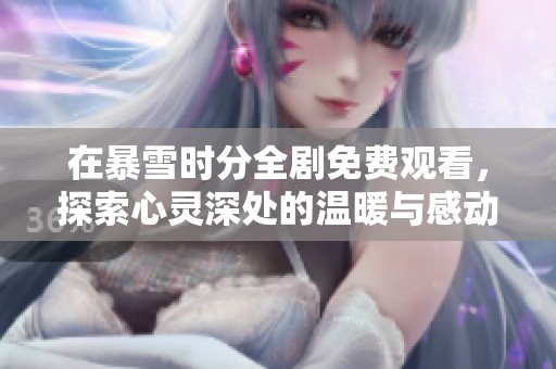 在暴雪时分全剧免费观看，探索心灵深处的温暖与感动
