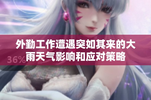 外勤工作遭遇突如其来的大雨天气影响和应对策略