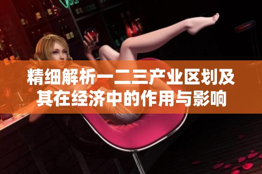 精细解析一二三产业区划及其在经济中的作用与影响