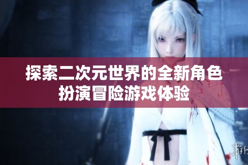 探索二次元世界的全新角色扮演冒险游戏体验