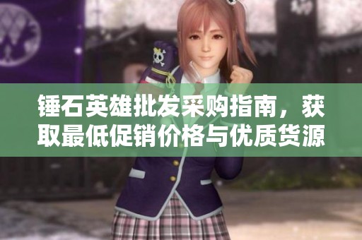 锤石英雄批发采购指南，获取最低促销价格与优质货源信息