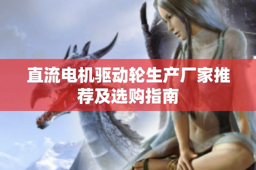 直流电机驱动轮生产厂家推荐及选购指南
